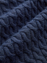 Contrast Binding Button Knit Top